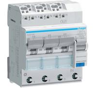 ADZ316D Interrupteur différentiel à courant résiduel triphasé 3 pôles 16 a 0.03 a 230 v C138851 - Hager