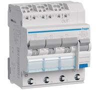 Hager ADZ366D Disjoncteur différentiel 16 A 1 pôle + N 3 x (1P+N) 6 kA Caractéristique C 30 mA Type A QuickConnect FI/LS (ADZ 366D)
