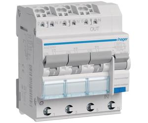 Hager ADZ366D Disjoncteur différentiel 16 A 1 pôle + N 3 x (1P+N) 6 kA Caractéristique C 30 mA Type A QuickConnect FI/LS (ADZ 366D)