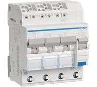 Hager ADZ366D Interrupteur différentiel/Disjoncteur de protection 4 pôles 16 A 0.03 A 230 V