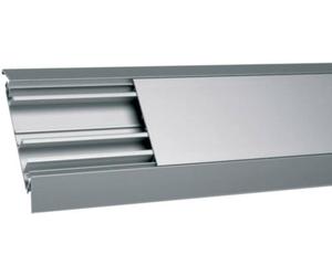 Hager aka181250eln - salvacables 18 x 125 mm 2 Compartiment aluminium