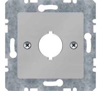 Hager aRSYS - Plaque centrale communication q.1 avec racks inoxydable