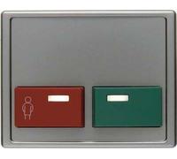 Hager aRSYS - Plaque pour référence Ackermann acier inoxydable