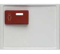 Hager aRSYS - Plaque pour référence Ackermann Blanc polaire