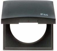 Berker Cadre avec couvercle Hager B. Mobil IP44 imprimé anthracite avec texte