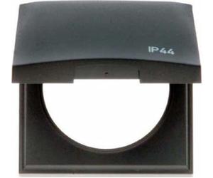 Hager B. Mobil - Cadre avec couvercle + texte IP44 Imprimé anthracite