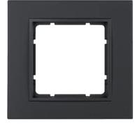 Hager B7 - Cadre 1 poste anthracite mat