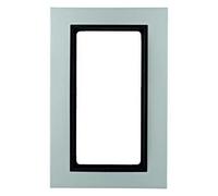 Hager B7 - Cadre pour clavier KNX anthracite/aluminium mat