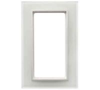 Hager B7 - Cadre spécial pour bouton poussoir Blanc polaire