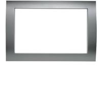 Hager Berker Cadre de recouvrement MT 701 Plus KNX Acier inoxydable laqué - 75940003