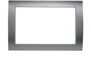 Hager Berker Cadre de recouvrement MT 701 Plus KNX Acier inoxydable laqué - 75940003