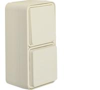 Hager Berker Combinaison prise et interrupteur avec boîtier IP55 blanc - 47803512