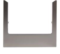 Hager Berker Design Frame Angular Stainless Steel - WD1263