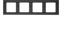 berker Berker Cadre K.1 4 fois horizontal anthracite 13837006 Quantité:1