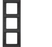 berker Berker Cadre K.1 triple vertical anthracite 13337006 Quantité:1