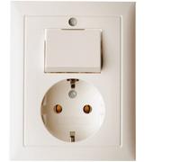 Hager Berker S1 Combination Switch Socket Outlet With Cover Plate - 6143568942