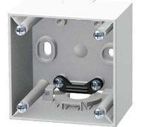 Hager - Boitier montage Surface 1 élément avec collier blanc polaire brillant