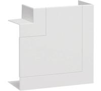 Hager BR651305H9016 Équerre plate (l x P) 130 mm x 68 mm 1 pc(s) blanc