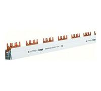 Hager Busch-Jaeger KDN380B Rail de Phase 3P 80 A 16 mm² 57 raccord de Fourche isolé Gris