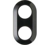 Hager - Cadre 2 postes Serie 1930 noir