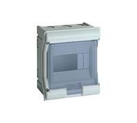 Hager Boîte de surface étanche Vector VE IP65 1 rangée 10M Quick Connect porte transparente