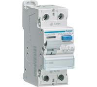 HAGER CDA525D Disjoncteur différentiel 2P 10kA 25A 30mA TypeA (CDA525D)