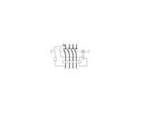 Hager CDC825F Interrupteur différentiel 3P+N 25A 30mA type AC à bornes décalées
