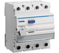 Hager CFA463D Interrupteur différentiel A 4 pôles 63 A 0.3 A 400 V