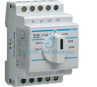 Hager Commutateur Voltmetrique 3 Modules Din