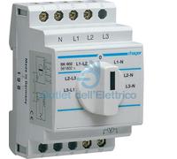 Hager Commutateur Voltmetrique 3 Modules Din