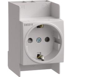 Hager Component For DIN-Rail Wall Outlet Modular (Prise européenne) - SNS016