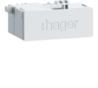 Hager Connecteur RJ45 Patch 180° IP20 CAT6A ZZ45WAN2PP