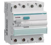 Hager CPA463D Interrupteur différentiel A 4 pôles 63 A 0.3 A 400 V