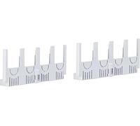 Hager Cubreb. int. h250, 4P, Blanc, Plaque murale