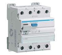 Hager Disjoncteur différentiel CDF640D 4p 10kA 40A 30mA F Disjoncteur différentiel 3250611621614