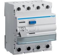 Hager Disjoncteur FI CFA440D, 40A, 4P