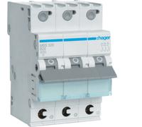 Hager Disjoncteur Mbs-Serie -wählbar- 1 Et 3 Pôles / 2 - 63A