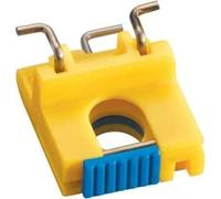 Hager Dispositif de blocage scellable pour interrupteurs automatiques série M/N/HM/ML, Interrupteur au pied, Jaune, IP65