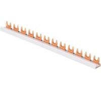 Hager Rail de phase KDN463A 4P 63A 10 mm² 12 entrées Raccord de fourche isolé Gris/Blanc