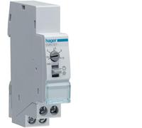 Hager Minuterie d'escalier EMN001 – 230 V 16 A – 1 contact – réglable 30 s à 10 min