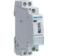 Hager ERC225 Contacteur manuel, de 25 A, 2 NA, 230 V