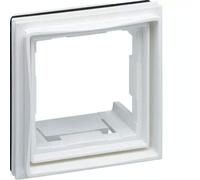 Hager-Fd00e1 Adaptateur de petit matériel série systo pour newvegad ip41 avec couvercle.