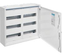 Hager FWB32S FWB32S Armoire de distribution montage apparent (en saillie), encastré, partiellement encastrée Nombre de divisions = 72 Nbr de rangées = 6