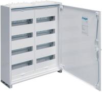 Hager FWB42S FWB42S Armoire de distribution montage apparent (en saillie), encastré, partiellement encastrée Nombre de divisions = 96 Nbr de rangées = 8