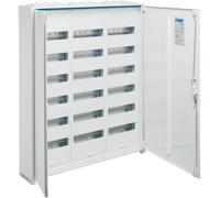 Hager FWB63S FWB63S Armoire de distribution montage apparent (en saillie), encastré, partiellement encastrée Nombre de divisions = 216 Nbr de rangées = 18