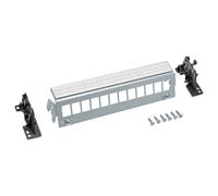 HAGER FZ12MK Panneau de brassage 12M Keystone rail TS ou plaque de montage