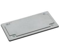 Plaque passe-câbles quadro4 étanches pleine plaque haute sans prédécoupes (FZ404)