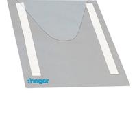 Hager Porte-schéma souple FZ794 A4 – Plastique gris clair