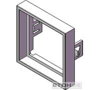 Hager gbmar5045 - Cadre Adaptateur pour gbm5050 Mécanisme 45 x 45