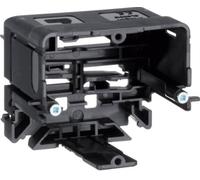 Hager GLS5510 Canal d'allège prise encastrable pour appareils (L x l) 71 mm x 64 mm 1 pc(s) noir